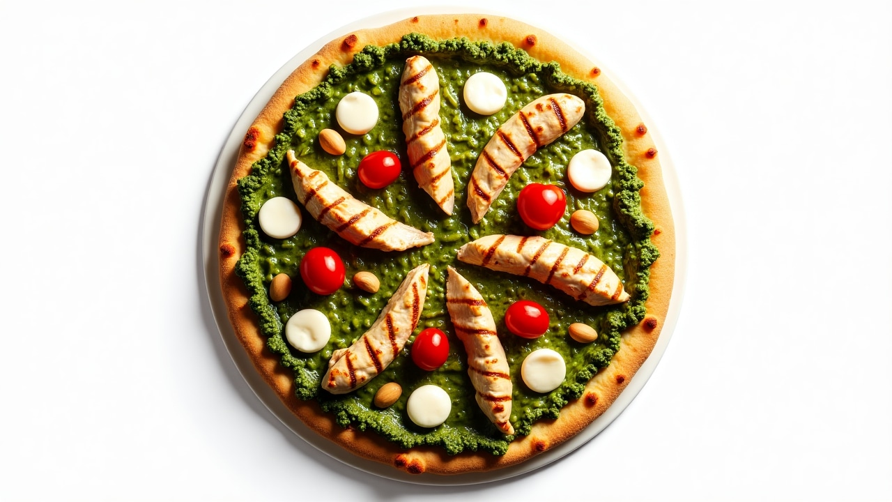 Pesto Chicken Pizza