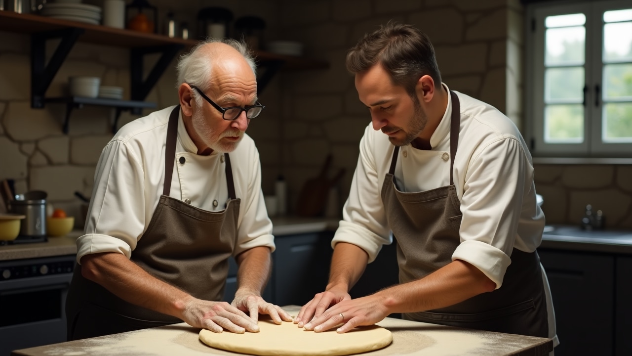 Traditional pizza making techniques